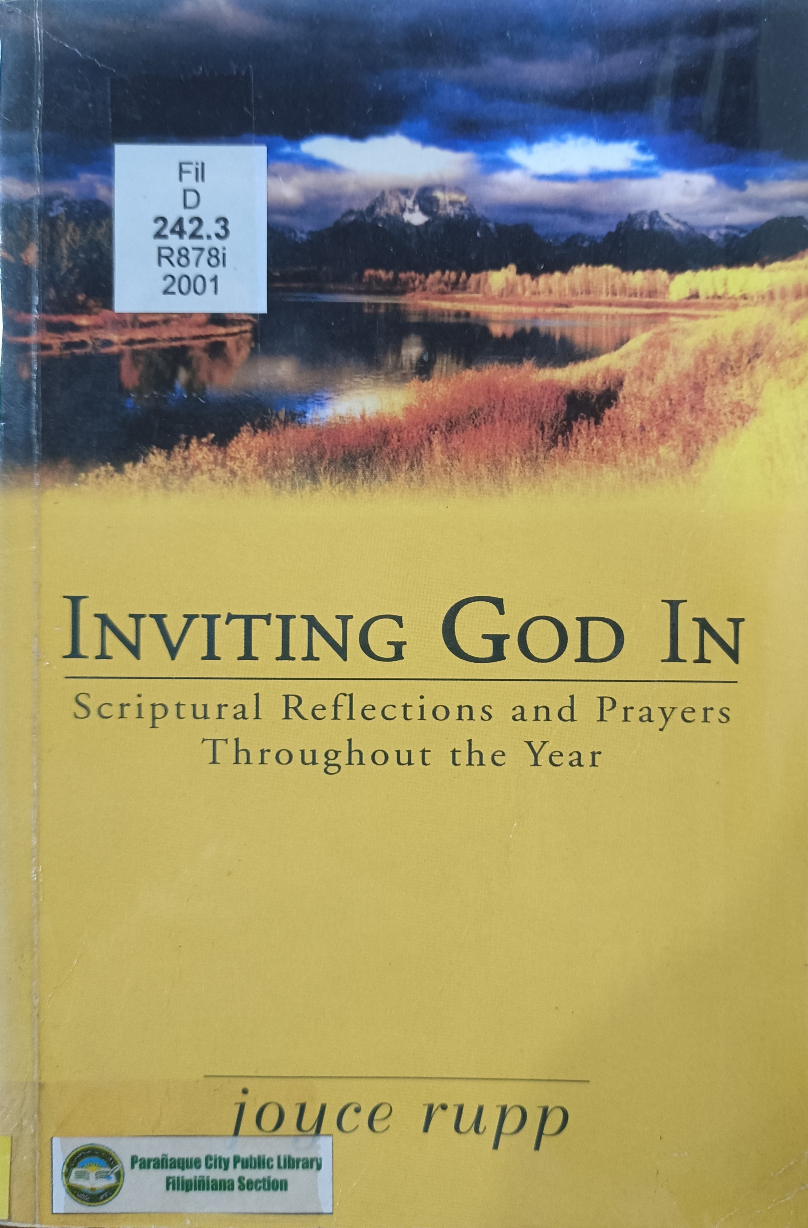 Book cover: Inviting God in : scriptural reflections and prayers throughout the year