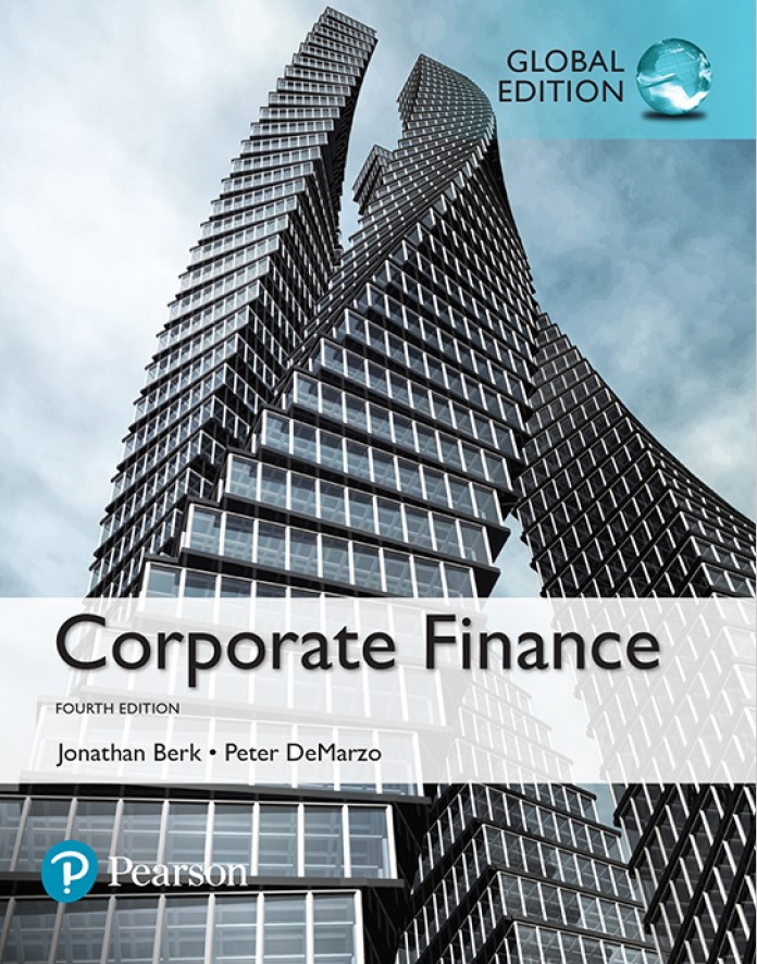 Book cover: Corporate finance