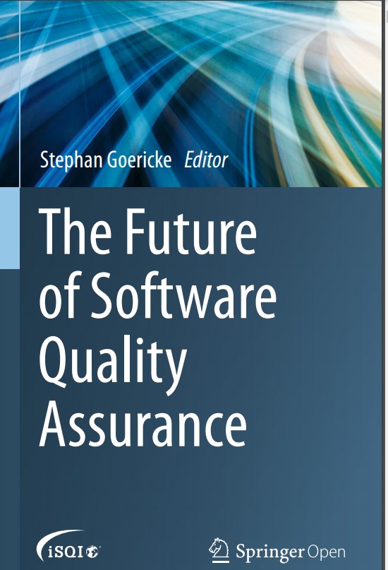 Book cover: The future of software quality assurance