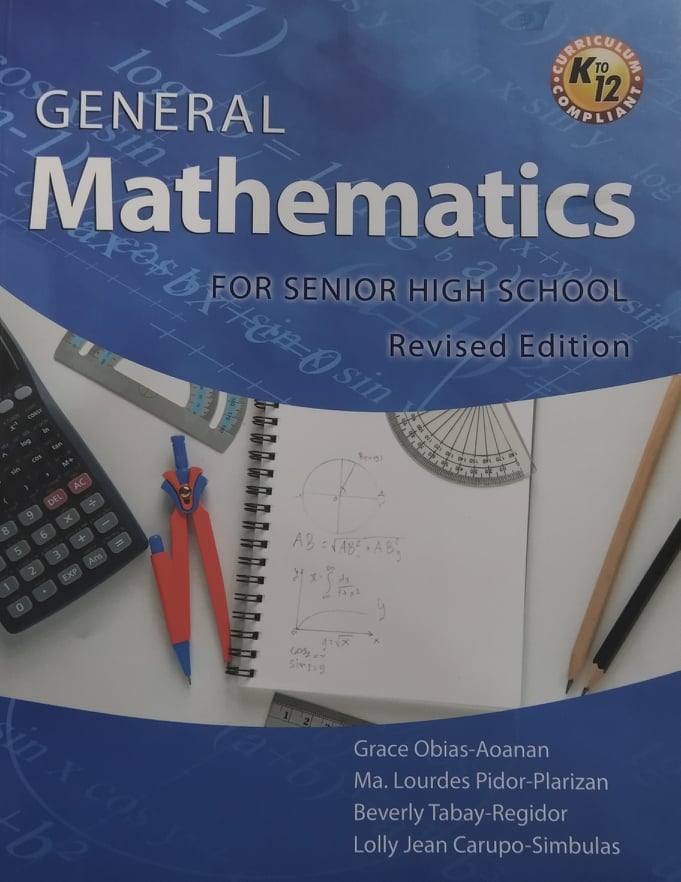 Book cover: General mathematics: for senior high school