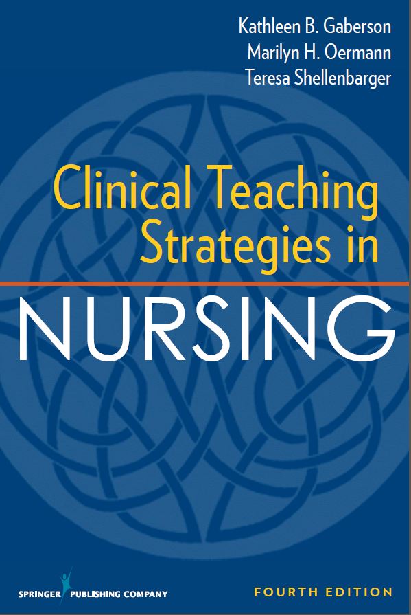 Book cover: Clinical teaching strategies in nursing.