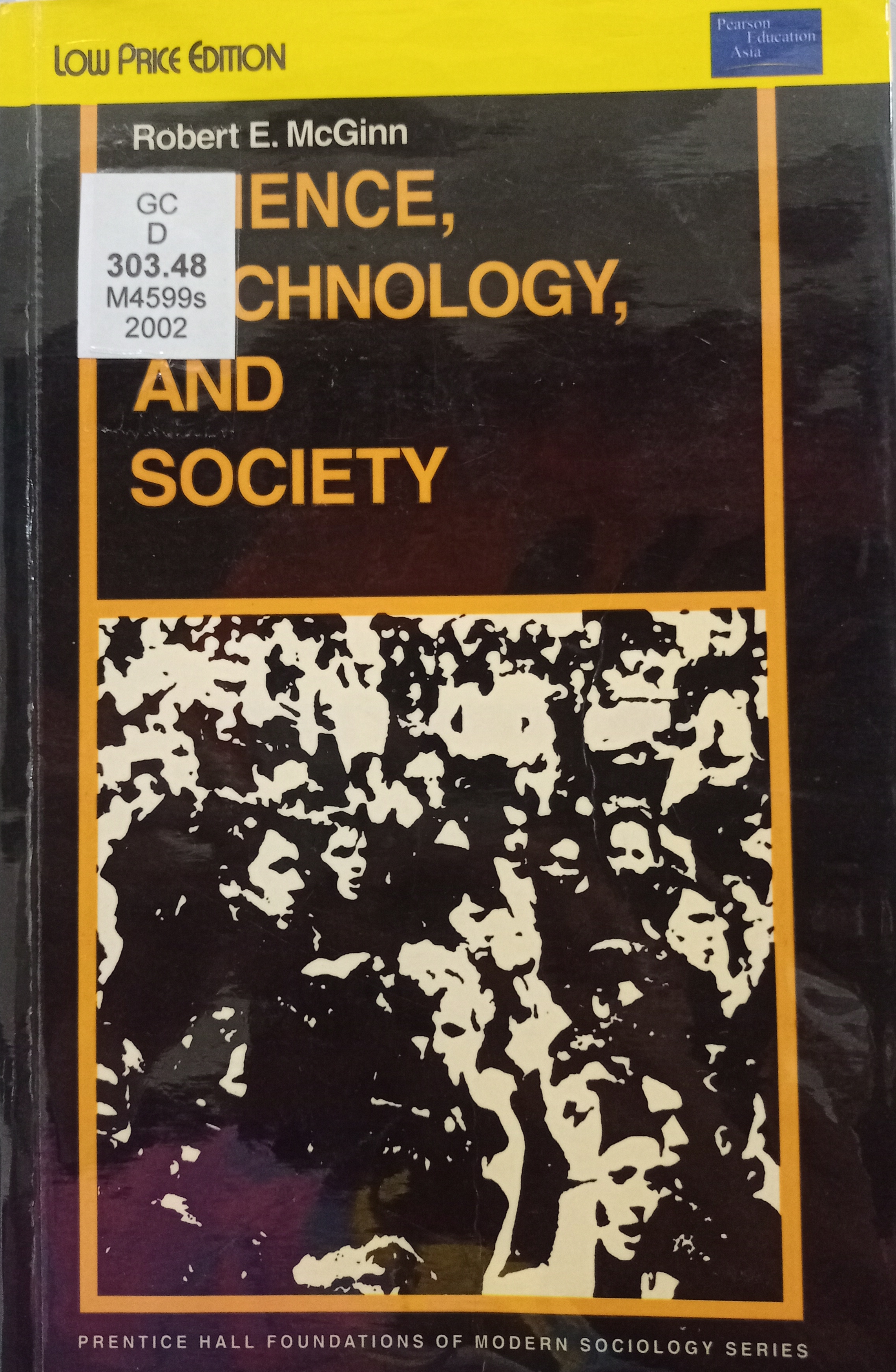 Book cover: Science technology and society
