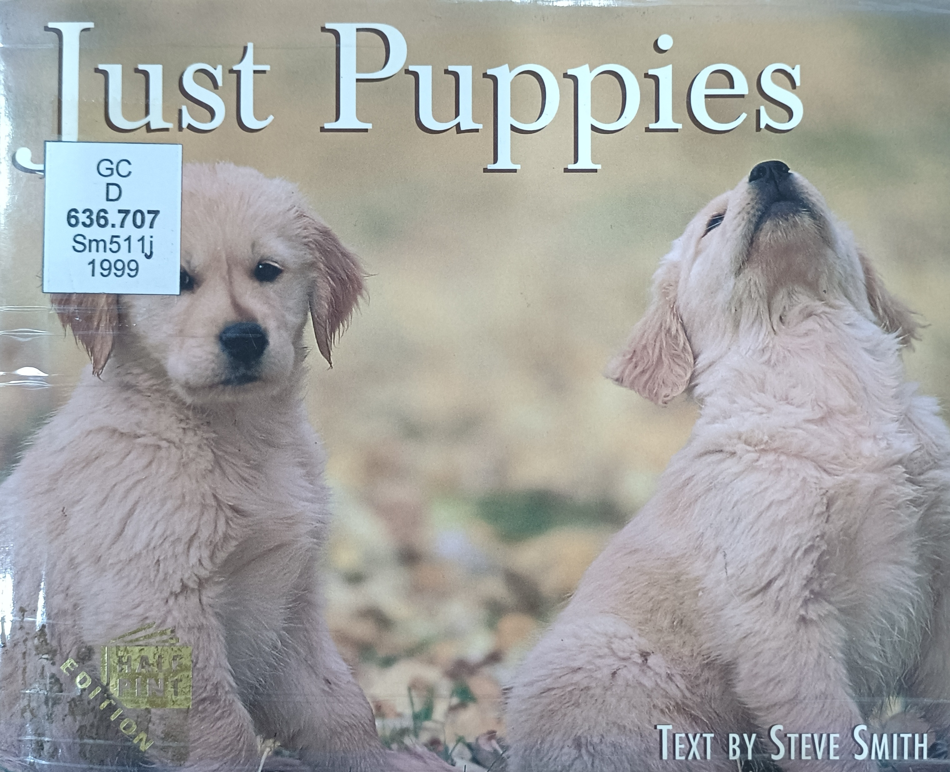 Book cover: Just puppies