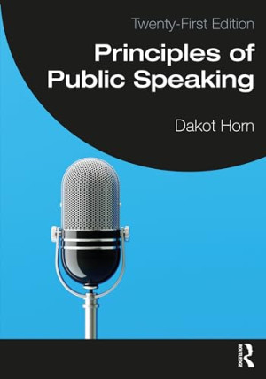 Book cover: Principles of public speaking