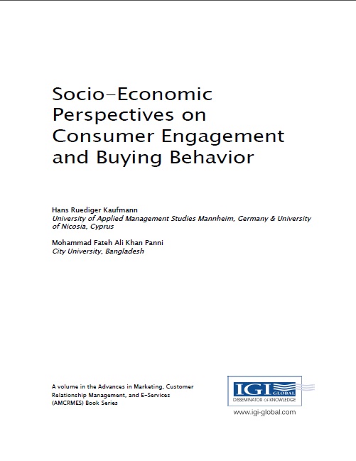 Book cover: Socio-economic perspectives on consumer engagement and buying behavior