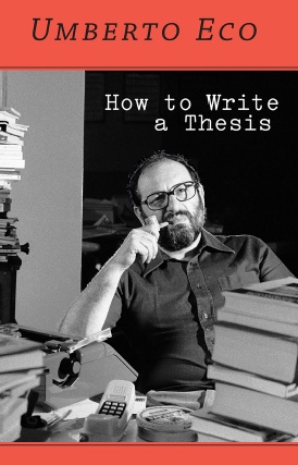 Book cover: How to write a thesis