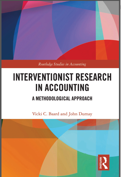 Book cover: Interventionist research in accounting : a methodological approach