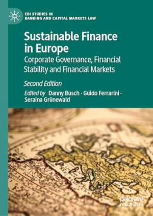 Book cover: Sustainable finance in Europe : corporate governance, financial stability and financial markets