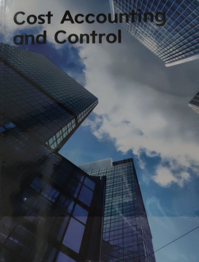 Book cover: Cost accounting and control
