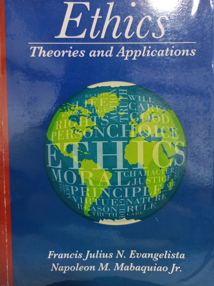 Book cover: Ethics : theories and applications