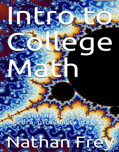 Book cover: Intro to college math.