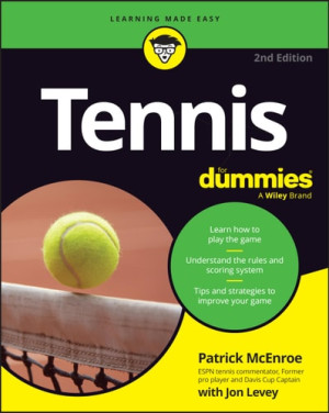 Book cover: Tennis for dummies