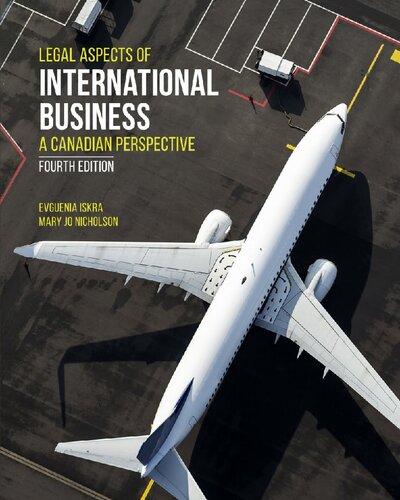 Book cover: Legal aspects of international business : a Canadian perspective