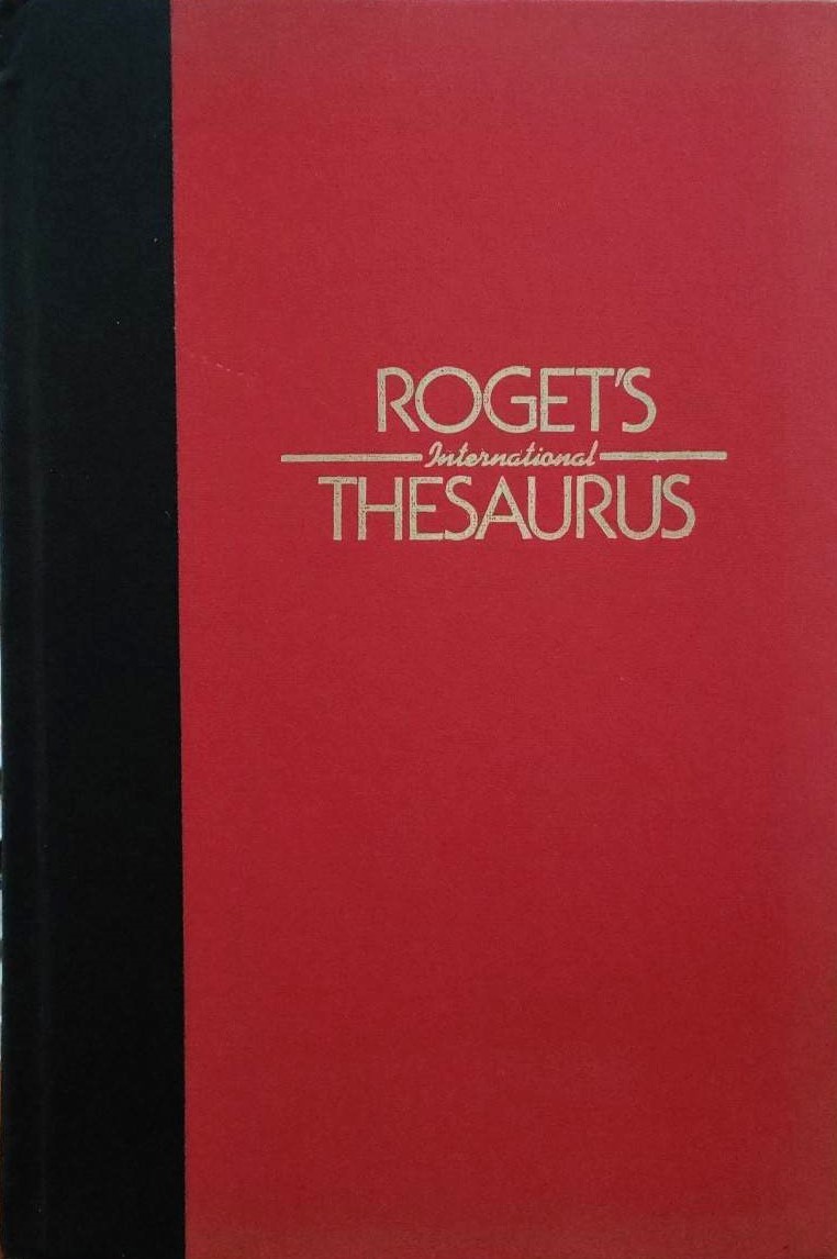 Book cover: Roget's international thesaurus.