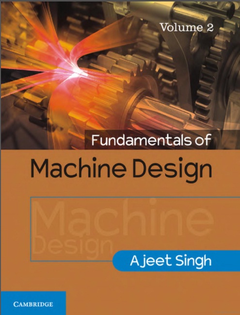 Book cover: Fundamentals of machine design