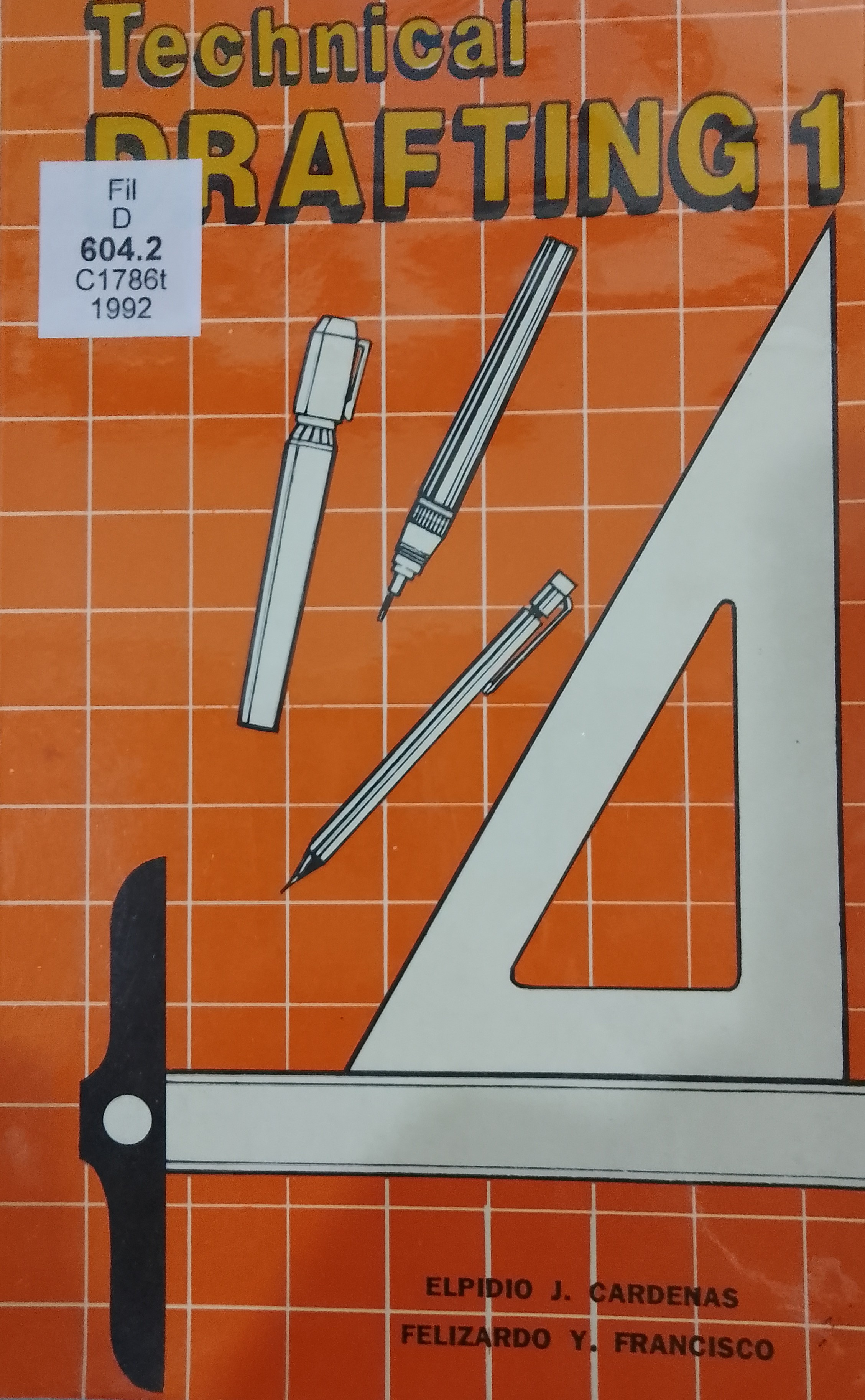 Book cover: Technical drafting 1.