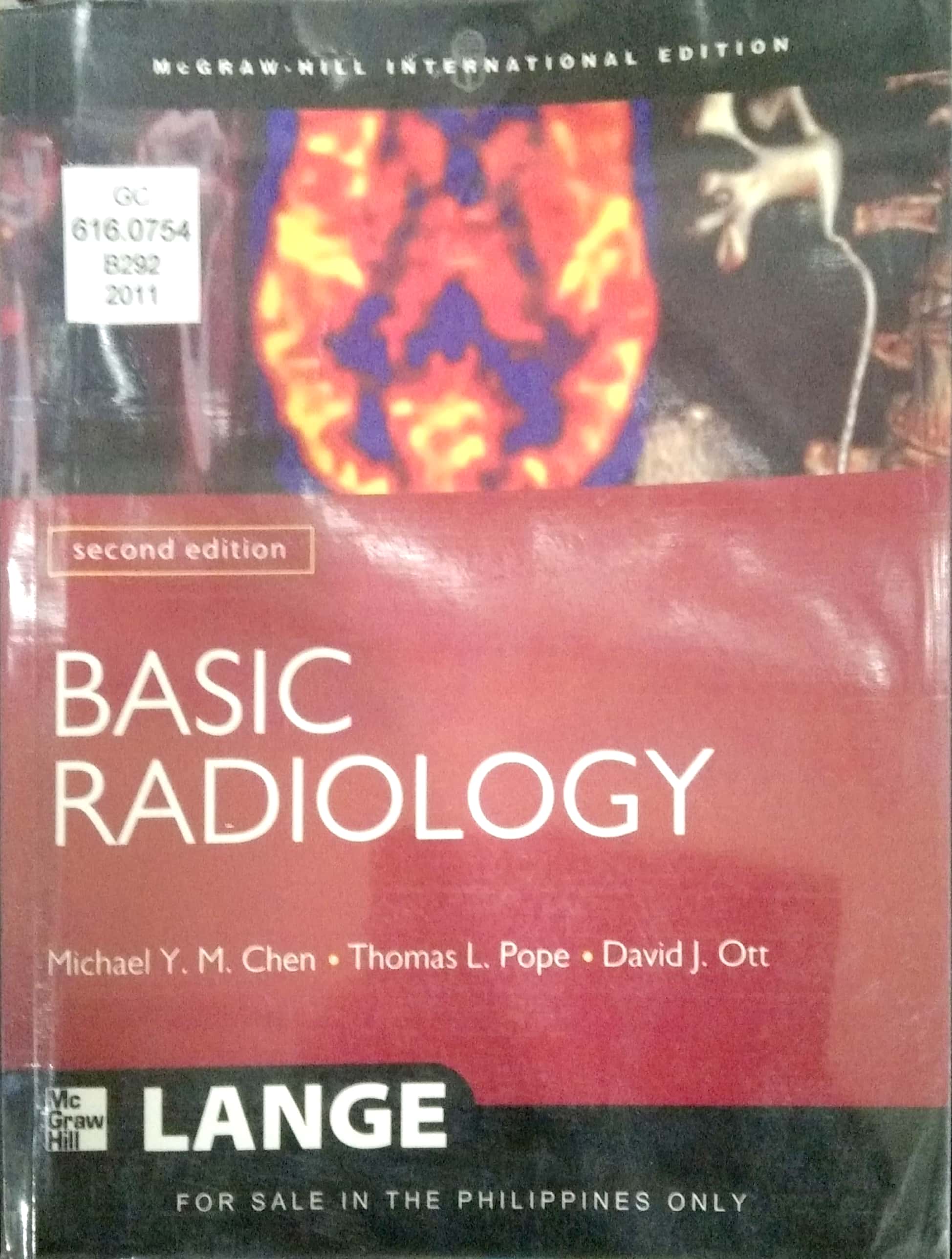 Book cover: Basic radiology