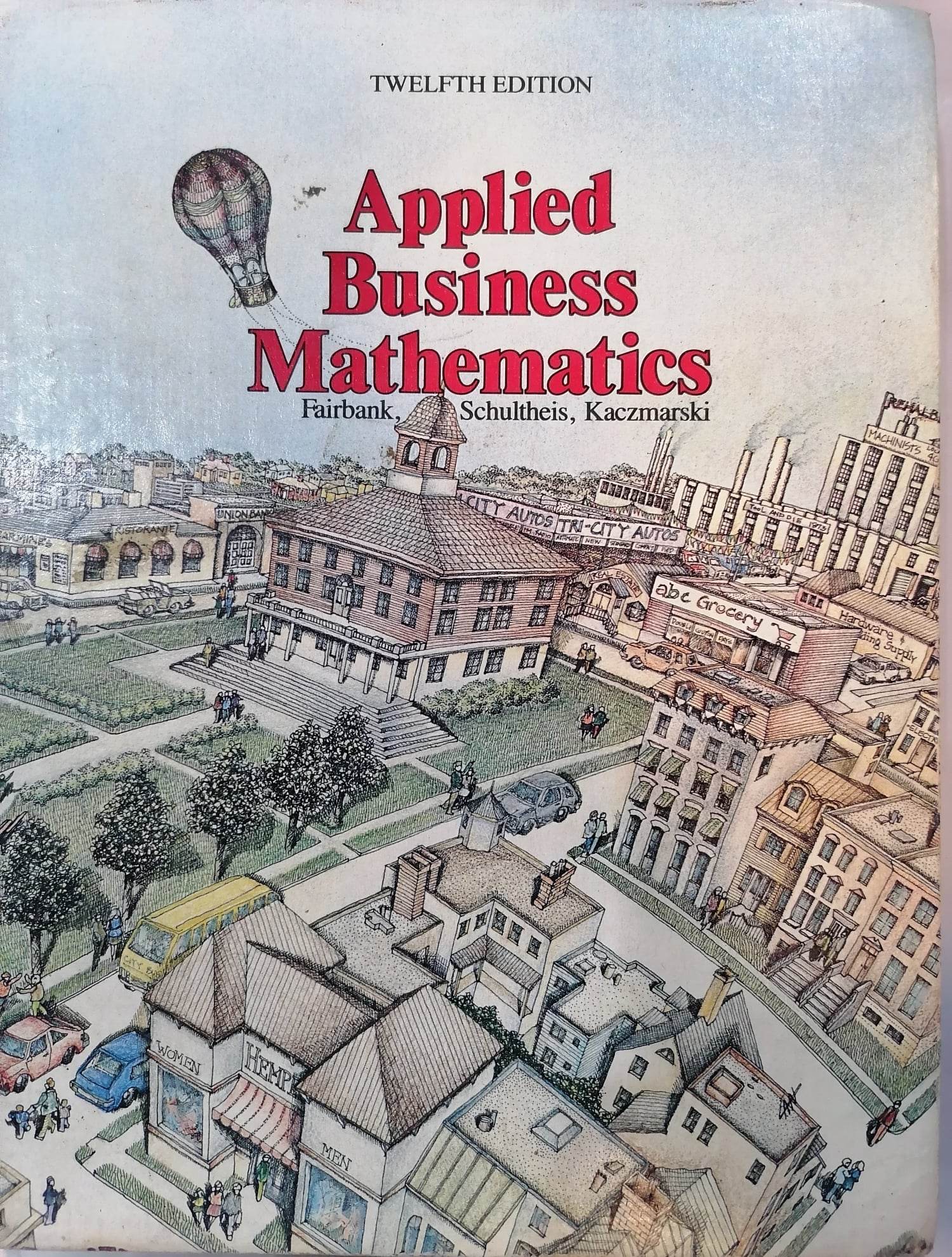 Book cover: Applied business mathematics