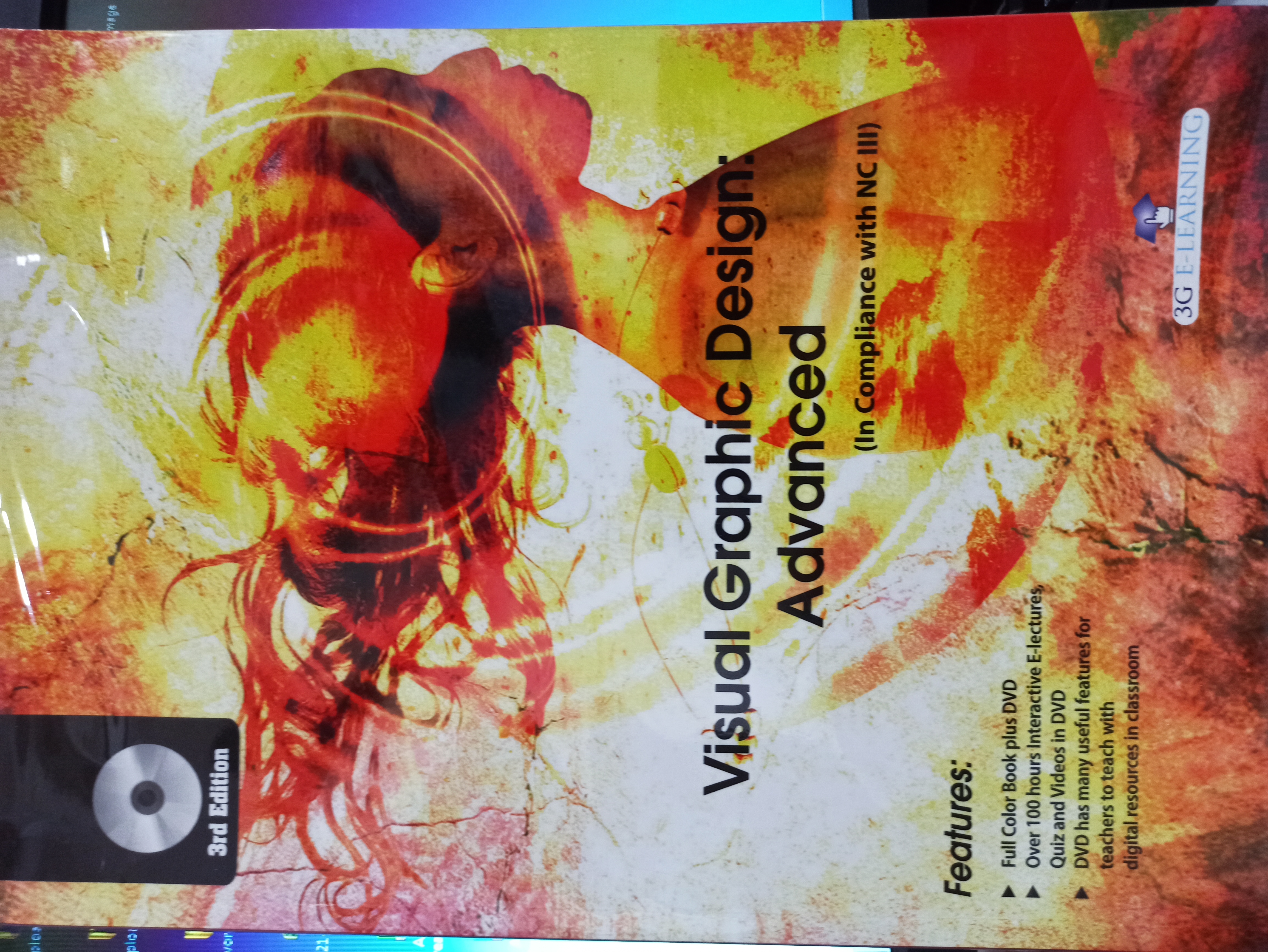 Book cover: Visual graphic design advanced : in compliance with NC III