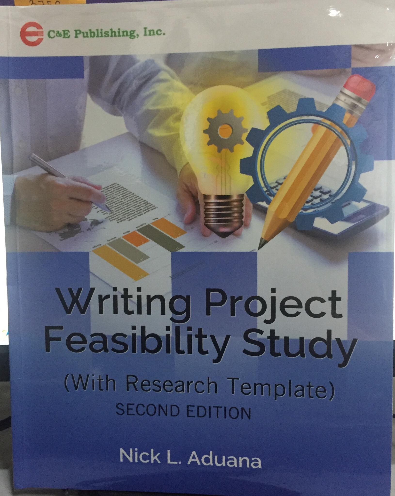 Book cover: Writing project feasibility study (with research template)
