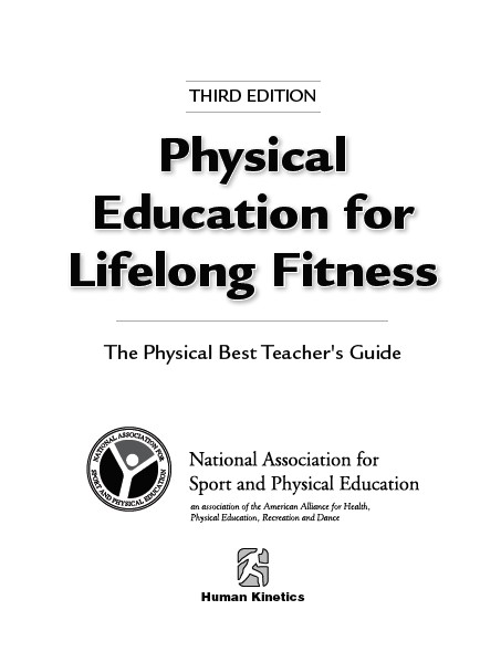 Book cover: Physical education for lifelong fitness : the physical best teacher’s guide.