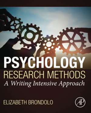 Book cover: Psychology research methods : a writing intensive approach