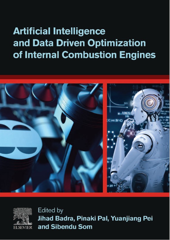 Book cover: Artificial intelligence and data driven optimization of internal combustion engines