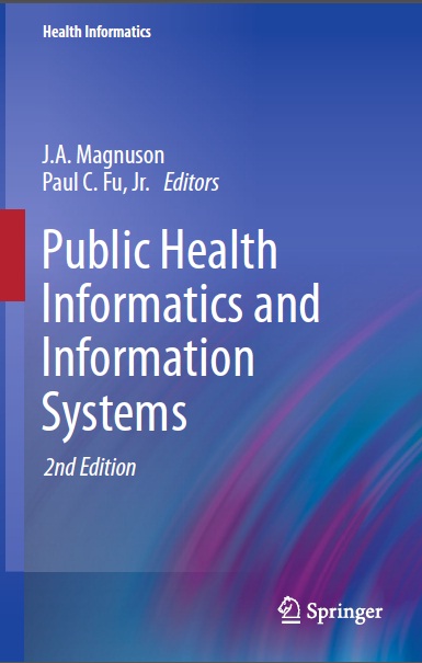 Book cover: Public health informatics and information systems