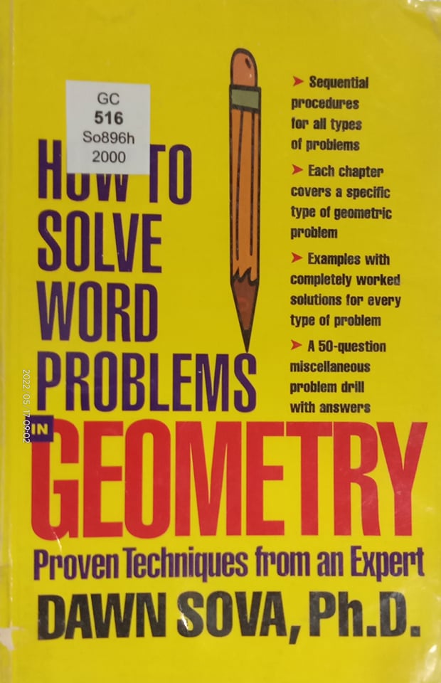 Book cover: How to solve world problems in geometry