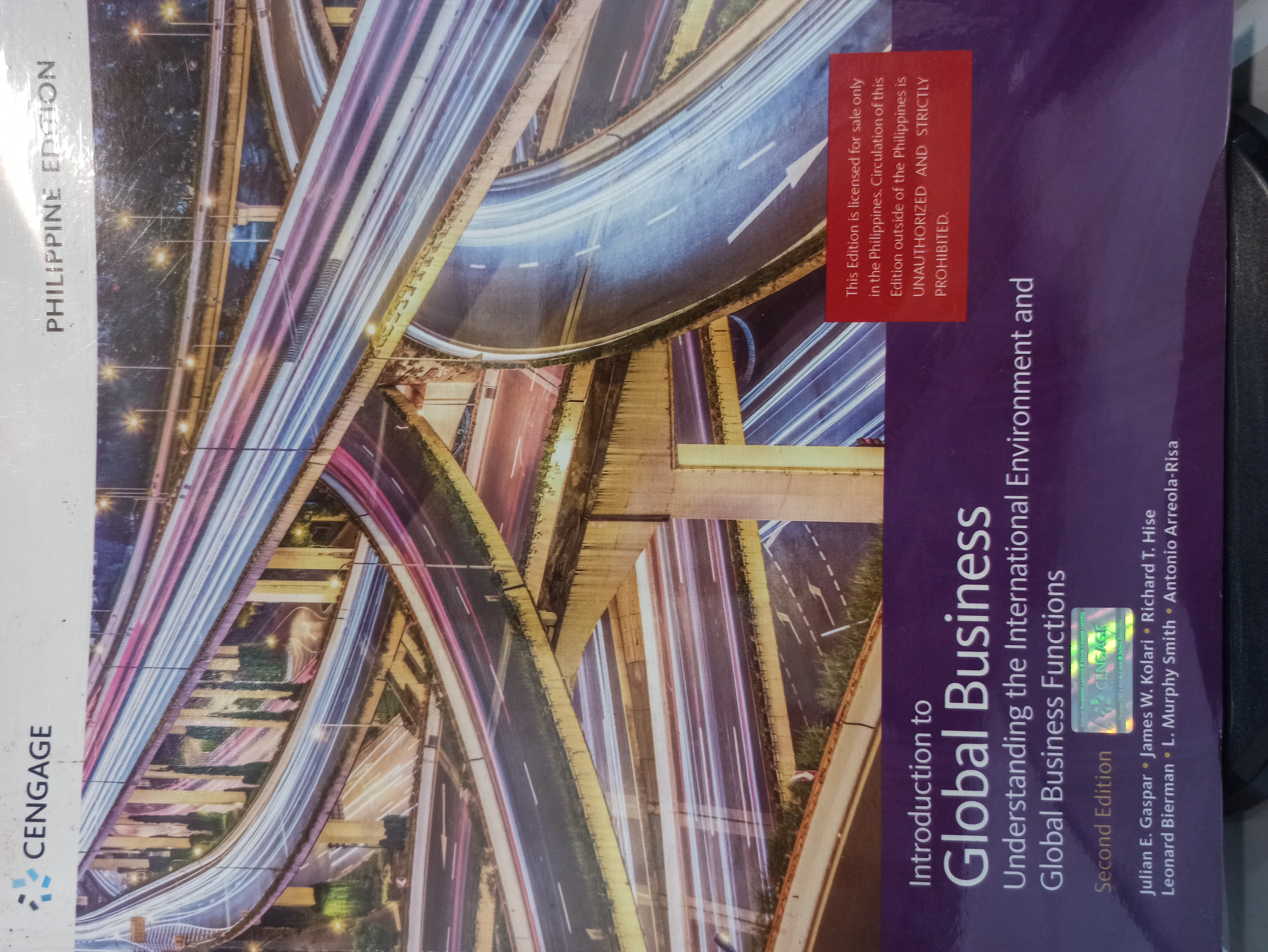 Book cover: Introduction to global business : understanding the international environment and global business functions