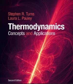 Book cover: Thermodynamics : concepts and applications.