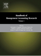 Book cover: Handbooks of management accounting research 1