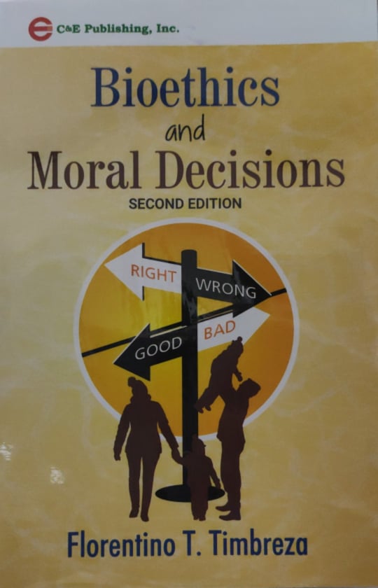 Book cover: Bioethics and moral decisions