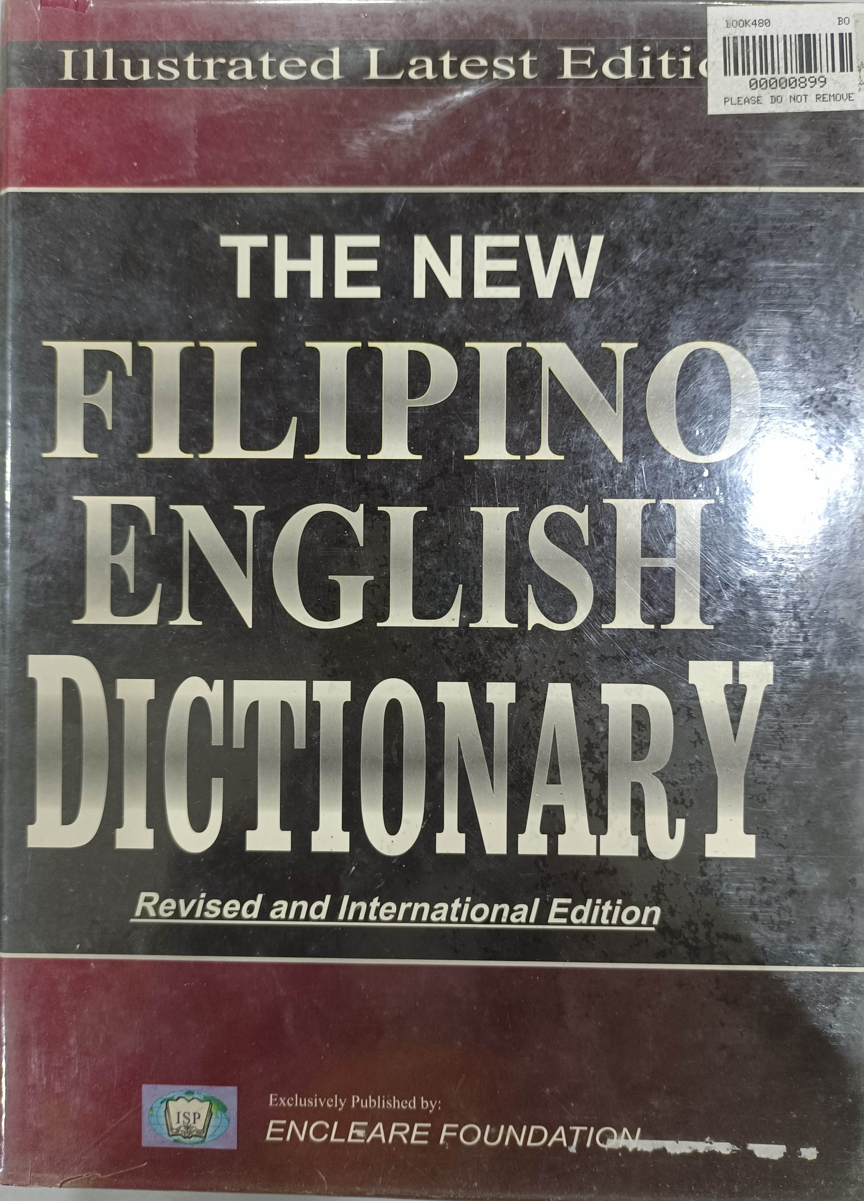 Book cover: The New illustrated Filipino-English dictionary