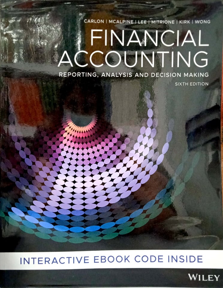 Book cover: Financial accounting : reporting, analysis and decision making