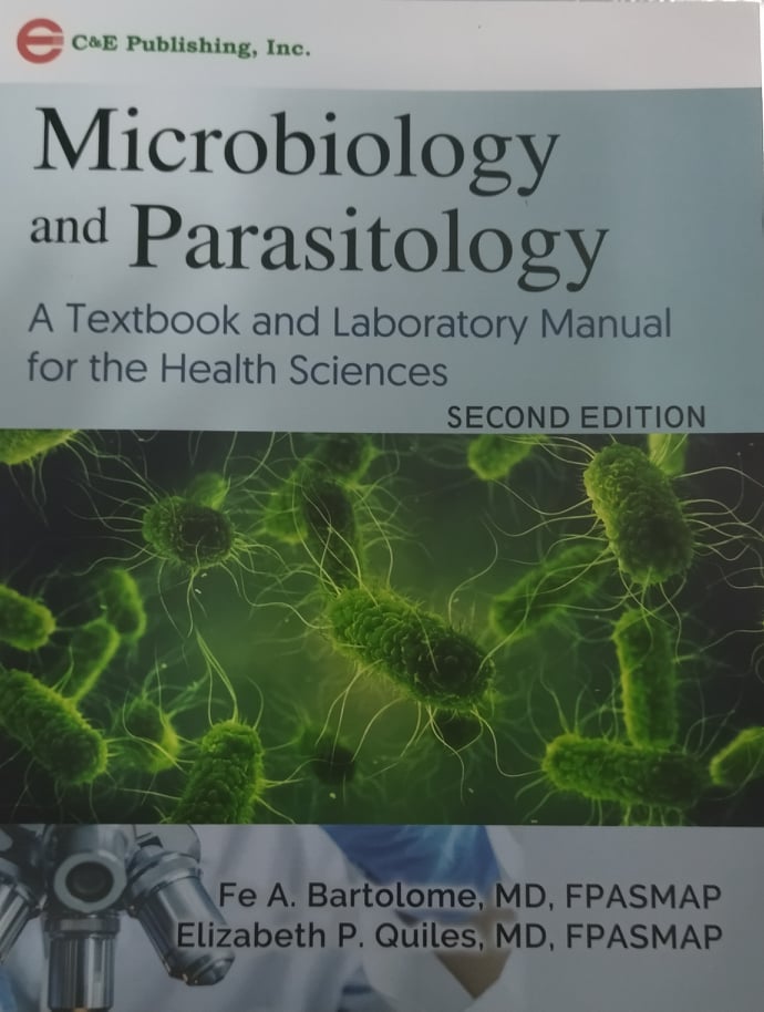 Book cover: Microbiology and parasitology: a textbook and laboratory manual for the health sciences