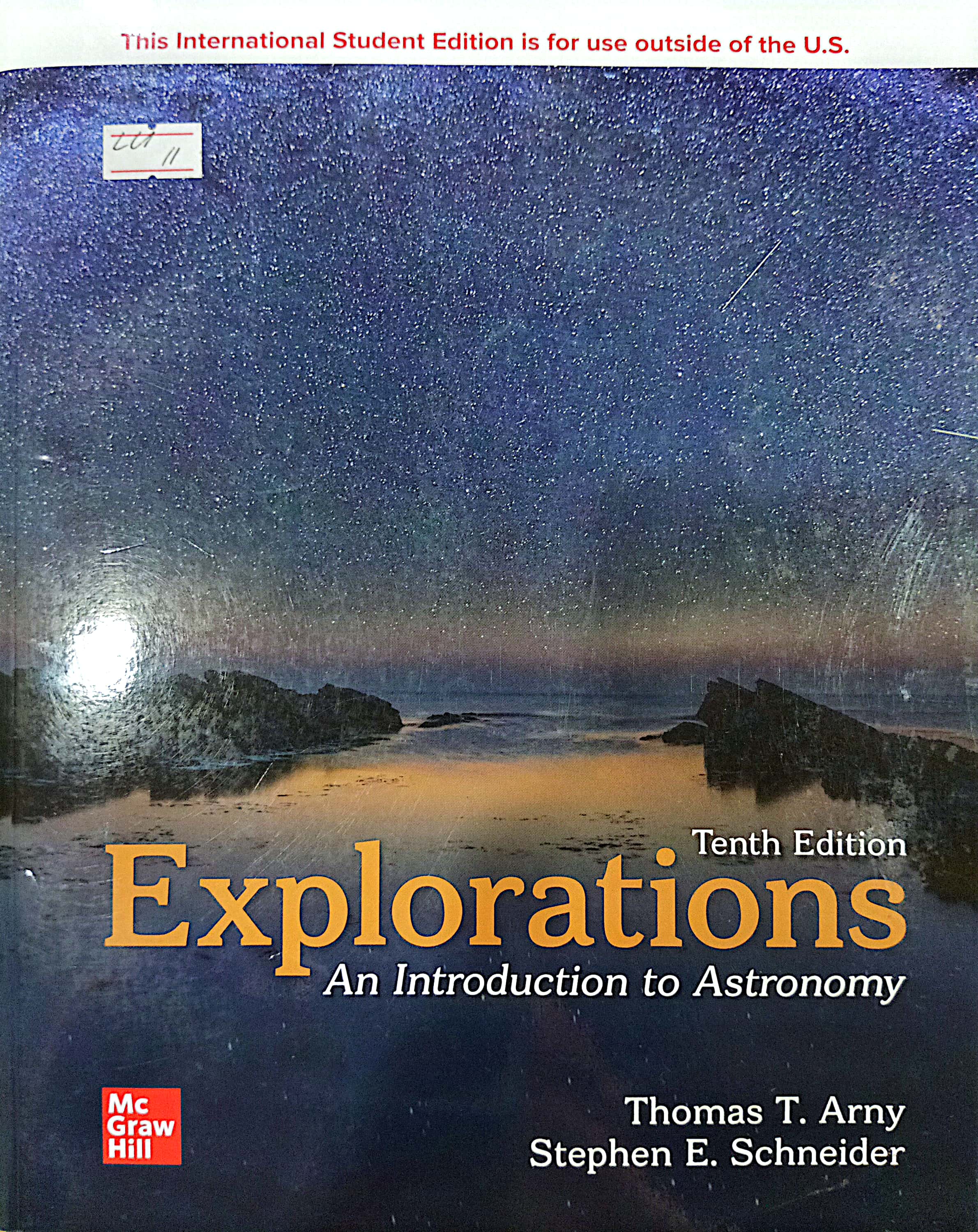 Book cover: Explorations : an introduction to astronomy