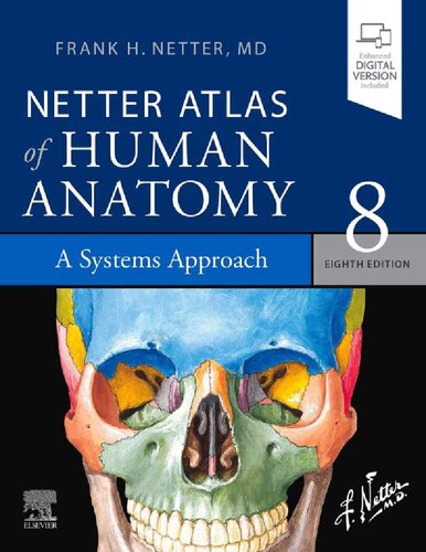 Book cover: Netter atlas of human anatomy : a systems approach