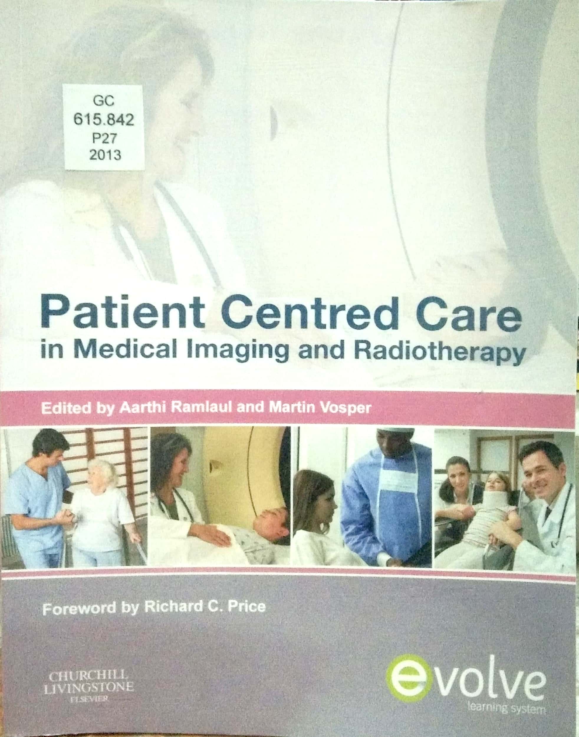Book cover: Patient centered care in medical imaging and radiotherapy