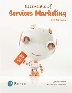 Book cover: Essentials of services marketing