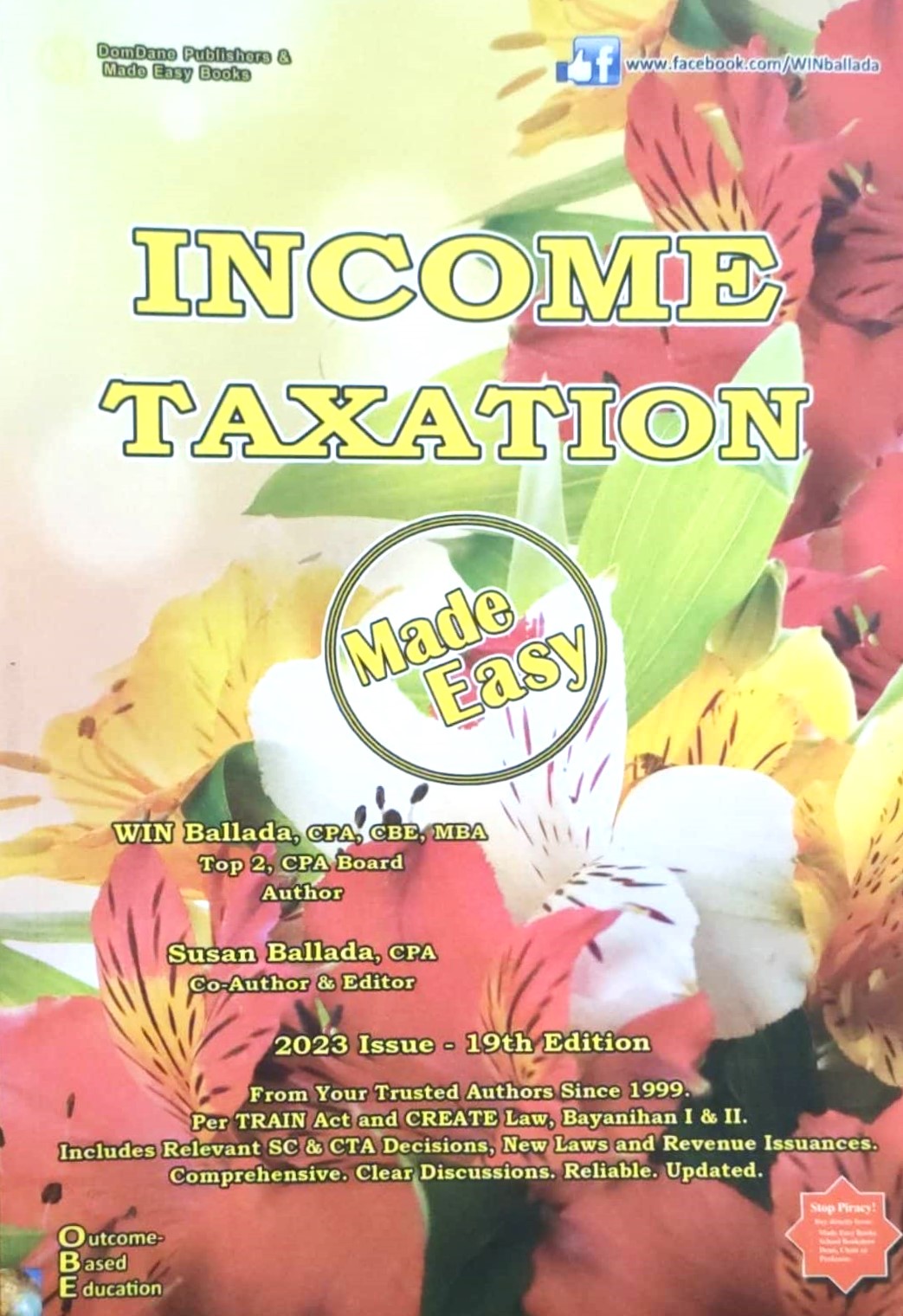 Book cover: Income taxation: made easy.