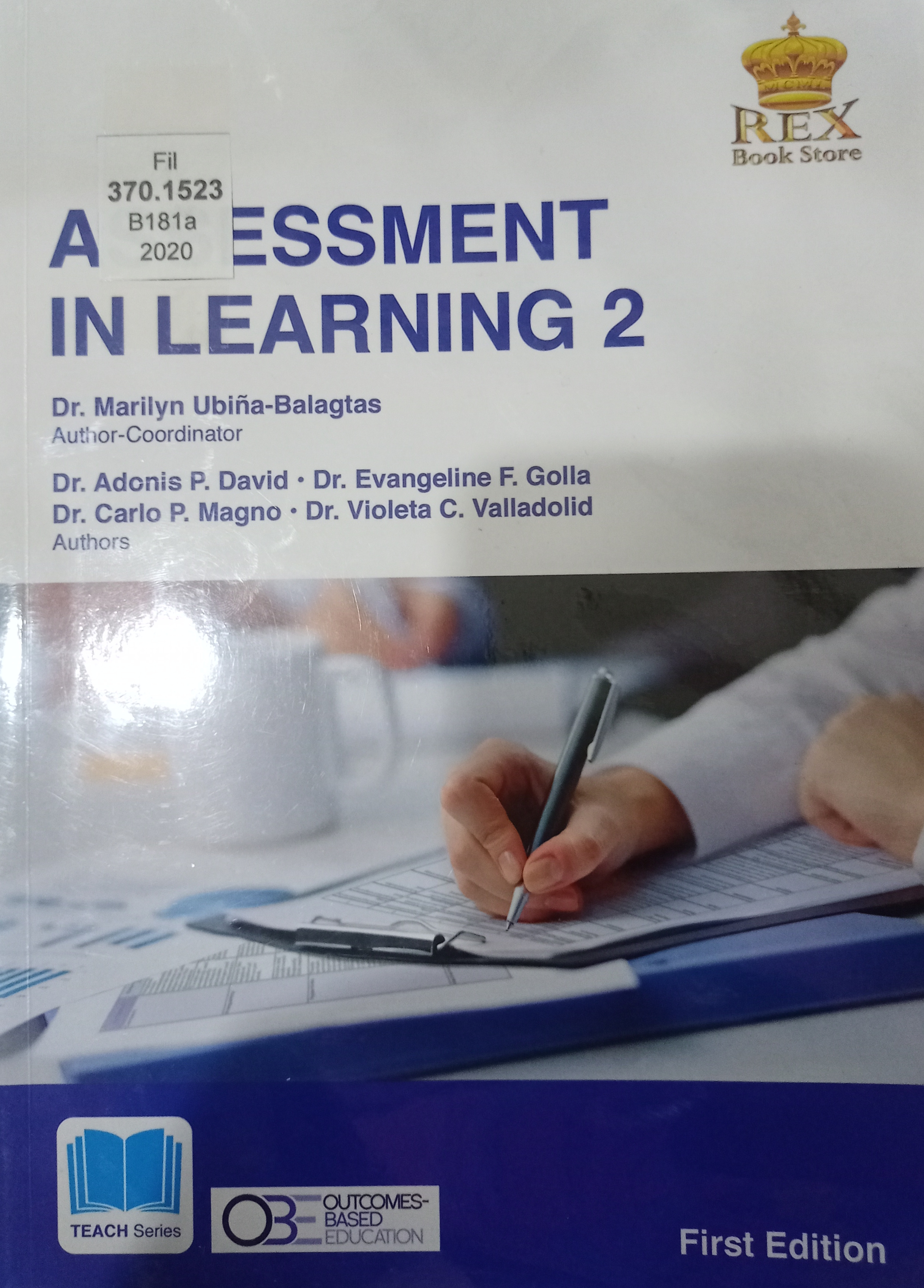 Book cover: Assessment in learning 2