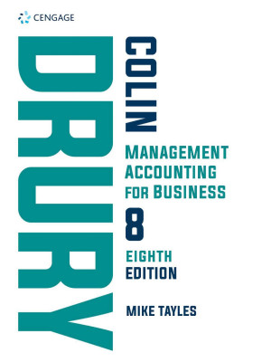 Book cover: Management accounting for business