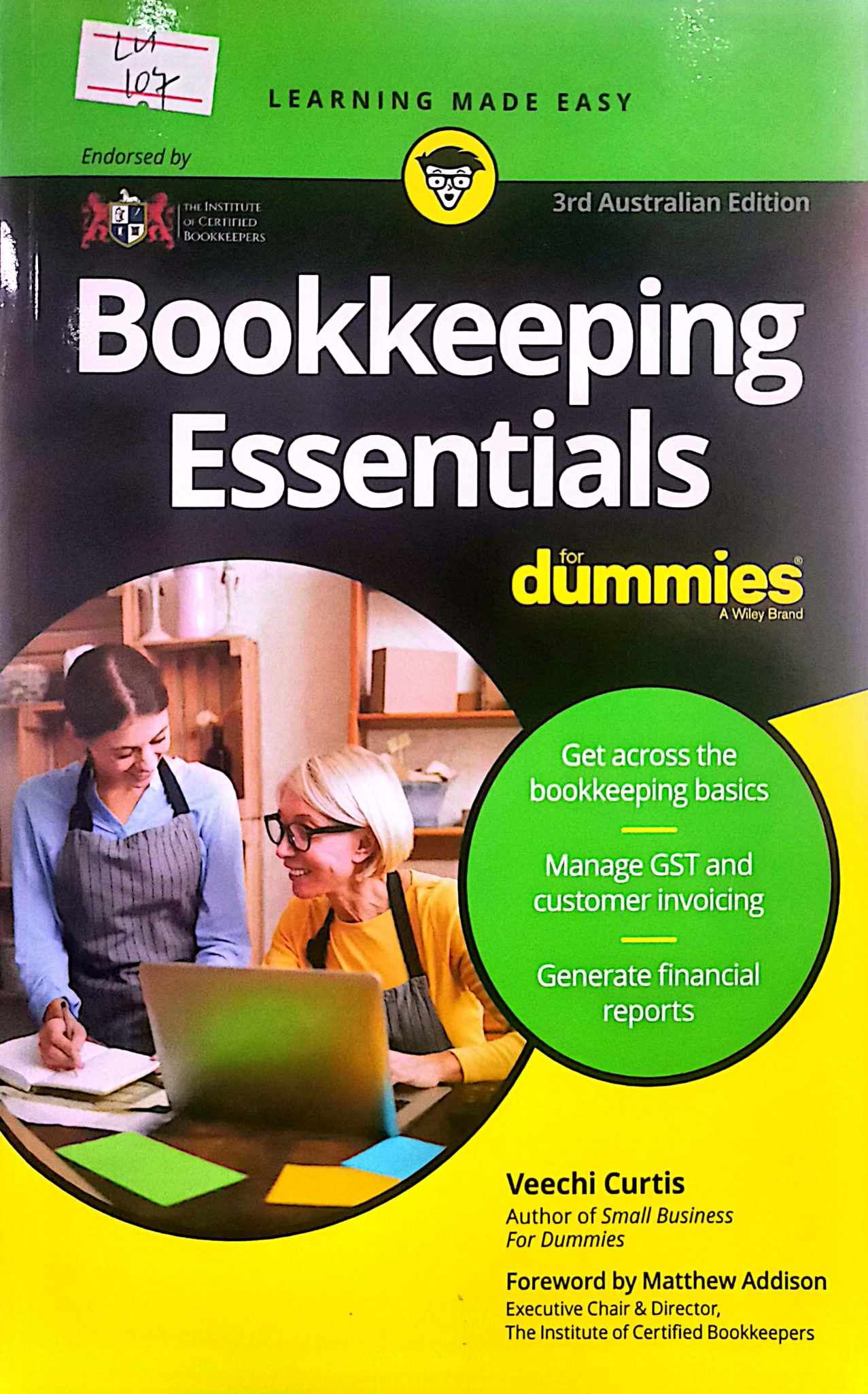 Book cover: Bookkeeping essentials