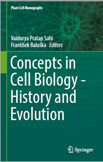 Book cover: Concepts in cell biology: history and evolution
