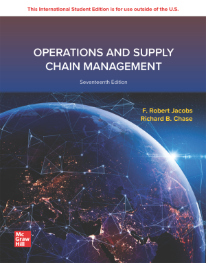 Book cover: Operations and supply chain management