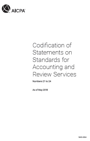 Book cover: Codification of statements on standards for accounting and review services